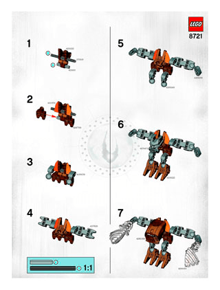 BUILDING INSTRUCTION  8721 NA