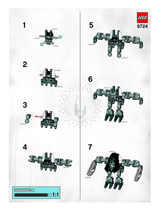BUILDING INSTRUCTION  8724 NA